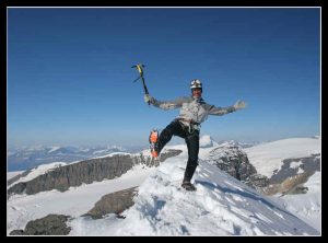 Piotr Drabik, Ph.D., in the Rockies