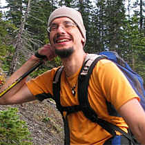 Piotr Drabik, Ph.D., hiking