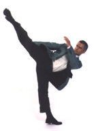 High roundhouse kick demonstrated by Thomas Kurz