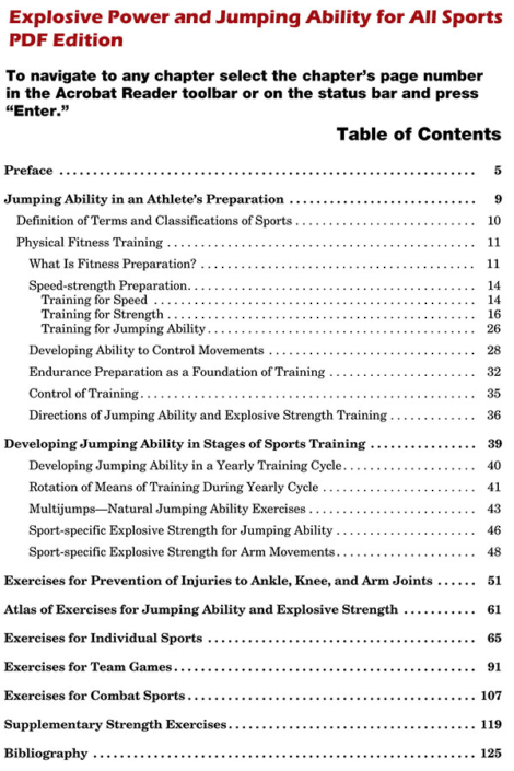 Explosive Power and Jumping Ability for All Sports–Downloadable PDF ...